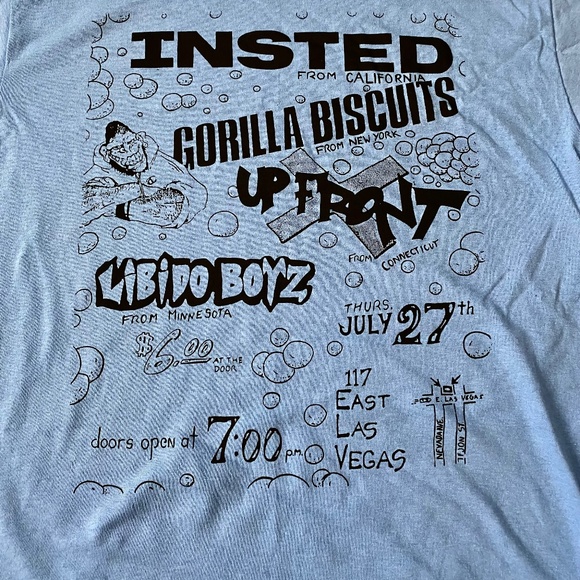 Insted Gorilla Biscuits Vintage Flyer T-Shirt - Picture 2 of 2